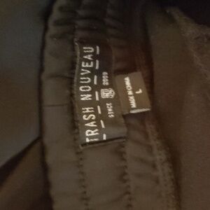 Trash Nouveau Black Men's Joggers